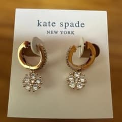 kate spade ゴールド フープピアスのサムネイル