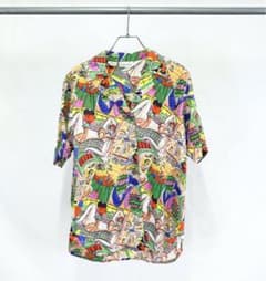 アンリ・マティス Matisse ビンテージ アート総柄 開襟シャツ