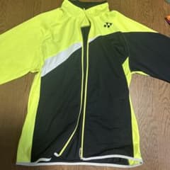 YONEX ウォームアップウェア Lサイズ イエロー ブラック - メルカリ