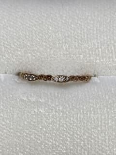 アガット agete カルムリング ダイヤモンドK10 0.06ct 7号 - メルカリ