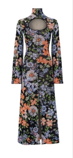 H&M x Rabanne ジャカードニット カットアウトワンピース（XL)のサムネイル