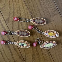 築地銀だこ ミニチュアチャーム 5点セットのサムネイル