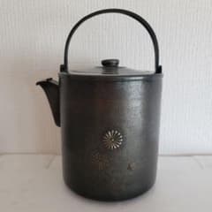 茶道具 水注 菊紋 桐紋 鉄瓶風 - メルカリ