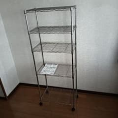 【美品Used品】ドウシシャ(ルミナス) スチールラック 5段60W (1/2)のサムネイル