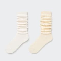 ユニクロ　ハイソックス（ロングリブ）23-25cmのサムネイル