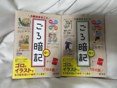 ごろ暗記 中1・中2 2冊セット 旺文社のサムネイル