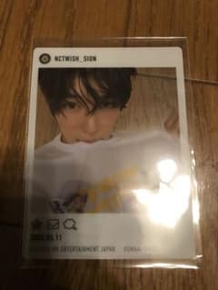 nct wish シオンFC ファンクラブ　クリアカード　ウィシのサムネイル