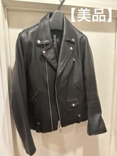 【たくま様専用】BEAUTY&YOUTH レザージャケットダブルライダースのサムネイル
