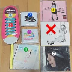 miwaグッズ7点のサムネイル