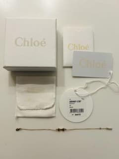 最終値下 クロエ Chloe ブレスレット ロゴ リボン ゴールド - メルカリ