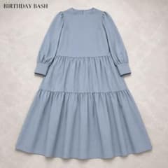 BIRTHDAY BASH バースデーバッシュ ティアードワンピース 水色 F