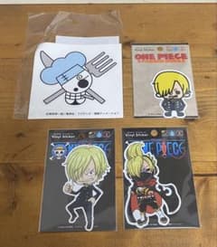 ONE PIECE サンジ ステッカー 4枚セットのサムネイル