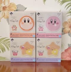이치 반 쿠지 스타 커비 Kirby Café F 상 4 점 세트
