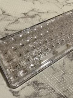 【超美品】YUNZII X71 メカニカルゲーミングキーボード クリアのサムネイル