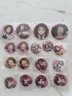 僕のヒーローアカデミア 麗日お茶子 缶バッジ 16点セットのサムネイル
