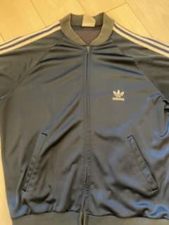 80s adidas ATP トラックジャケット USA製 ネイビー Lのサムネイル