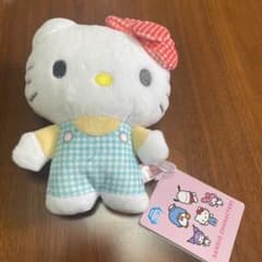 サンリオ ハローキティ ギンガムチェック がま口ポーチ　プライズ品