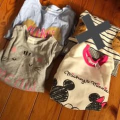 ロンT 3枚セット ミッキー ねこ ボーダーのサムネイル