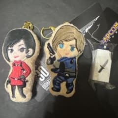 バイオハザード RE:2 ラバーマスコット 豆腐＆レオン＆エイダ　ぬいぐるみ バイオハザード RE:2 ラバーマスコット 豆腐＆レオン＆エイダ