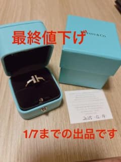 【エリザベス様専用】Tiffany & Co.Tワイヤーローズゴールドダイヤのサムネイル