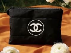 CHANEL コスメ ノベルティ ココマーク ポーチ ブラック - メルカリ