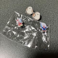 匿名発送 最安値】シマエナガ ピンバッジ 他ピンバッジ4個セット