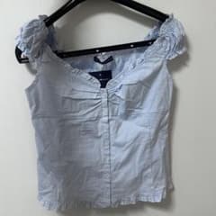 ブランディメルビル　水色　トップス　Elena Gingham Topのサムネイル