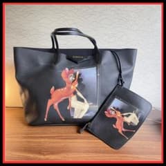 美品】ジバンシィ GIVENCHY アンティゴナ バンビ トート ポーチ付き 