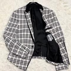 Buffalo Bobs Tailored Jacket, Checkered Tuxedo, Y2K