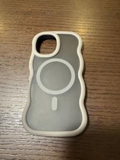 MagSafe対応 iPhone16用ケース ウェーブデザイン グレーのサムネイル