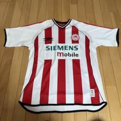 最終値下げ 00s 90s umbro オリンピアコス ユニフォームのサムネイル