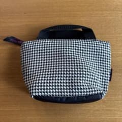 値下げ YUKI TORII 千鳥格子柄 ミニポーチ バッグ - メルカリ