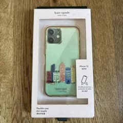 【kate spade】iPhone 12 mini ケース Ⅰ NYC ラメのサムネイル