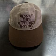 DON'T DIE BEFORE TRYING キャップ ベージュ ブラウンのサムネイル