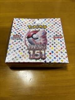ポケモンカード 151 BOX 　新品未開封(シュリンクなし) ペリペリありのサムネイル