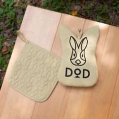 マートmart 秋号　付録　DOD ロゴ形　ミトン&鍋敷きのサムネイル