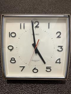 SEIKO セイコー トランジスタ式掛時計 スクエア型 ジャンク品