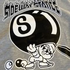 SIDEWAY STANCE パーカー グレー 8ボールのサムネイル