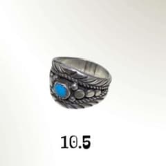ナバホ族sterling925ターコイズリングヴィンテージインディアン