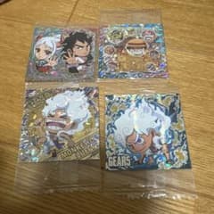 モンキー・D・ルフィ ホログラムステッカー 4枚セットおまけ付きのサムネイル