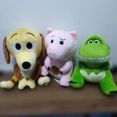 トイ・ストーリー30周年　こてっとぺったんＢＩＧぬいぐるみ　全３種セット