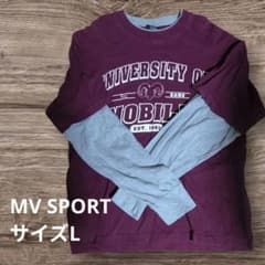 ユ*ウ様 MV SPORT ロングスリーブTシャツレイヤードロンT カレッジロゴのサムネイル