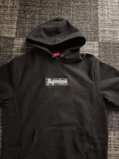 Supreme バンダナボックスロゴパーカー　ブラックのサムネイル