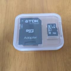 TDK microSDメモリーカード 2GB アダプター付きのサムネイル