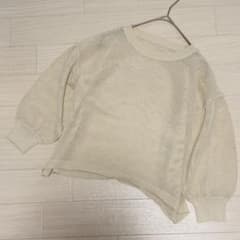 ✨【MICHEL KLEIN】キラキラ メッシュニット サマーニット 38のサムネイル