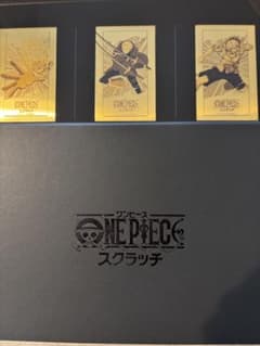 ワンピース スクラッチ 純金製オリジナルプレートのサムネイル