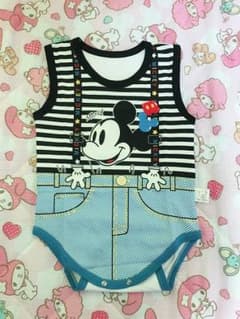 新品 未使用 ミッキー ロンパースのサムネイル