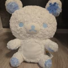 リラックマ パステルホワイト ローズぬいぐるみXL