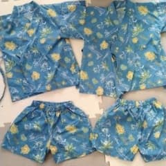 甚平　双子　２着　　90のサムネイル