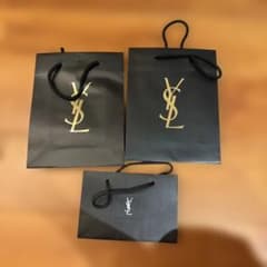イブサンローラン ショッパー 3枚セット 紙袋 Saint-Laurent